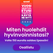 Voita 150 eurolla saldoa Epassiin!